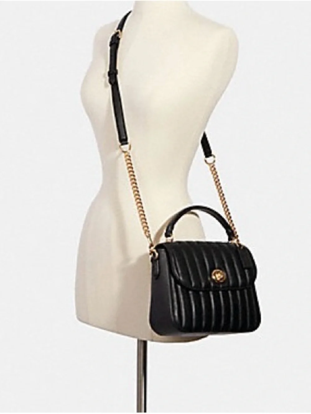 COACH Marlie Top Handle Satchhel With Quilting C1558